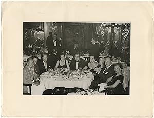 Original photograph of Alan Ladd and friends at Maxim's, 1952
