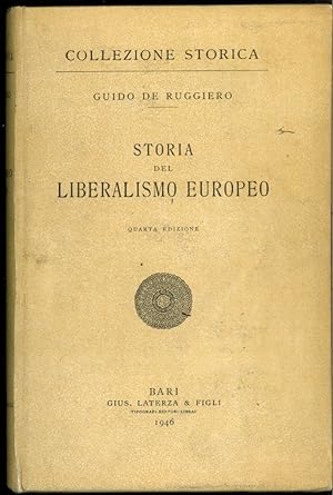 STORIA DEL LIBERALISMO EUROPEO