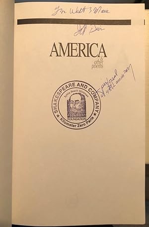 America & Other Poems -- INSCRIBED copy