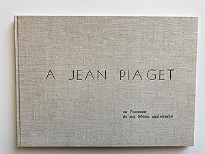 A Jean Piaget. En l'honneur de son 80e anniversaire.