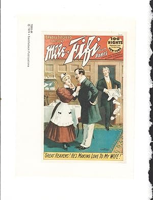 KTB Mlle. Fifi from Paris Presented by Brady & Ziegfeld Ads made into 4 blank note cards.