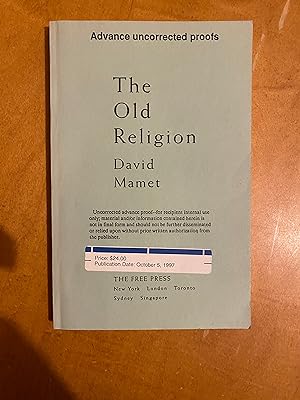 The Old Religion - SIGNED Uncorrected Proofs