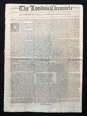 1777 REVOLUTIONARY WAR newspaper GEORGE WASHINGTON LETTER Battle of Germantown