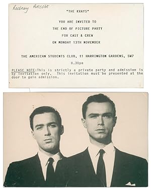 [Movie Wrap-Party Invitation for "The Krays"]
