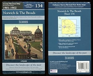 Map of NORWICH & THE BROADS - 1901-1902 - Revised New Series Historical Map 134