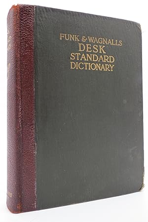 THE STANDARD DESK DICTIONARY OF THE ENGLISH LANGUAGE 1,200 Pictorial Illustrations (Leather Bound)
