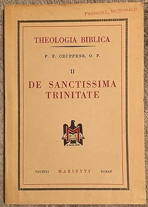 De Sanctissima Trinitate (Theologia Biblica, Vol. II)