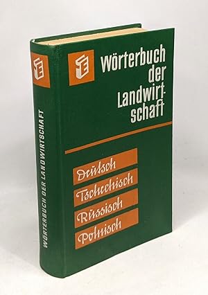 Wörterbuch der landwirtschaft - Deutsch Tscheckisch Russisch Polnisch