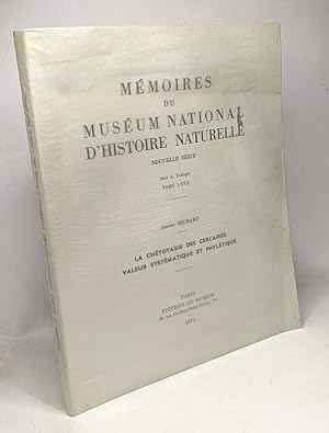 Mémoires du muséum national d'histoire naturelle - nouvelle série - Série A Zoologie TOME LXVII -...