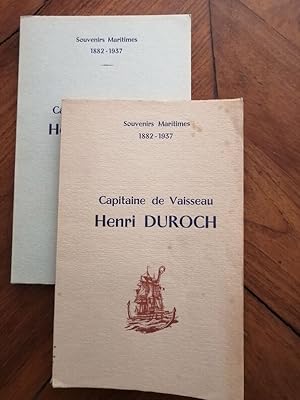 Souvenirs maritimes 1882 1937 2 volumes sur 3 Volume 2 Volume 3 sans date vers 1945 - DUROCH Henr...