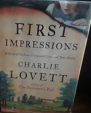 First Impressions: A Novel of Old Books // FIRST EDITION // ** S I G N E D **