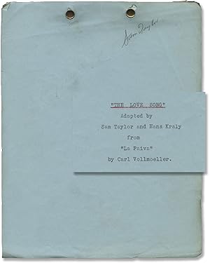 Lady of the Pavements [The Love Song] (Original screenplay for the 1928 film)