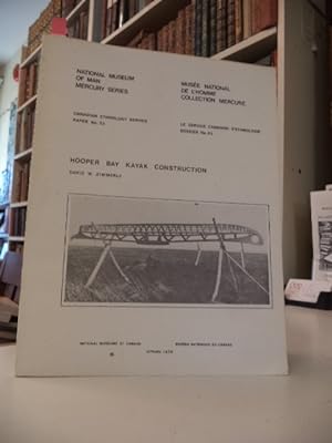 Hooper Bay Kayak Construction [Canadian Ethnology Service Paper No. 53]