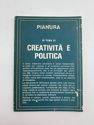 Pianura, n. 3, ottobre 1977. Atti dell'incontro su Creativita' e politica