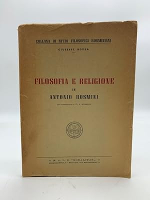 Filosofia e religione in Antonio Rosmini