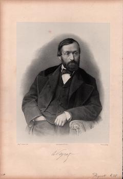 Alphonse Peyrat. (B&W engraving).
