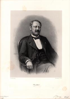 Louis Ferdinand Alfred Maury. (B&W engraving).