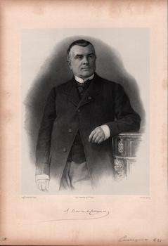 Adolphe Granier de Cassagnac. (B&W engraving).