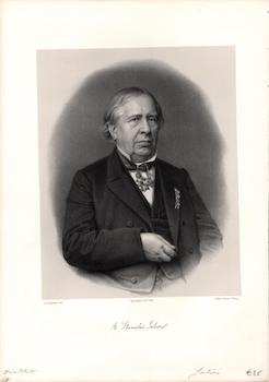 A. Stanislas Julien. (B&W engraving).