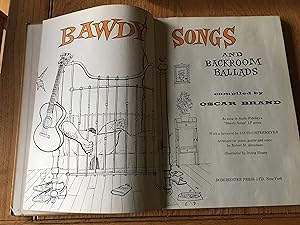 BAWDY SONGS and BACKROOM BALLADS.: Arraged for Piano , Guitar, and Voice.