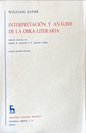 INTERPRETACIÓN Y ANÁLISIS DE LA OBRA LITERARIA