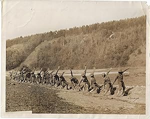 (Hand grenade practice, US Army, World War I)