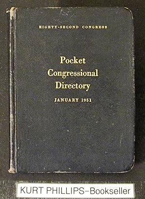 Eighty-Second Congress: Pocket Congressional Directory