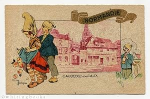 [Postcard]: Caudebec-en-Caux, Normandie, France - Gaston Maréchaux Illustration