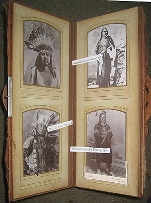 Photograph Album with 20 American Native Red Indian photographs/CDV/ Cabinet cards c1890-1910