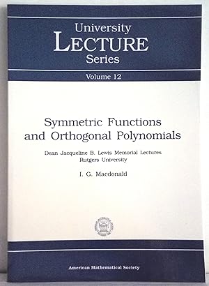 Symetric functions and orthogonal polynomials.