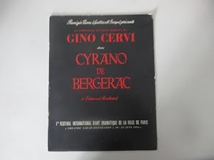 La Compagnia di Prosa Diretta da Gino Cervi dans Cyrano de Bergerac d'Edmond Rostand Théâtre Sara...