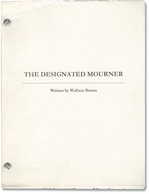 The Designated Mourner (Original screenplay for the 1996 play)