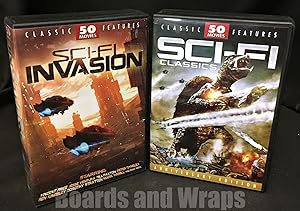 Sci-Fi Classics, and, Sci-Fi Invasion 100 Movies, 24 DVDs