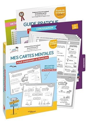 mes cartes mentales pour enseigner le français ; cycle 3 ; CM1, CM2 ; étude de la langue
