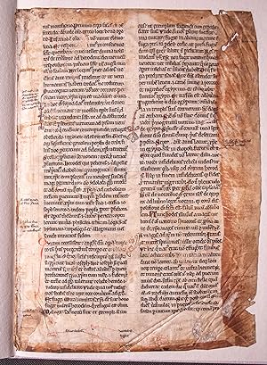 Leaf from a commentary on Matthew 2:11-18 [manuscript]