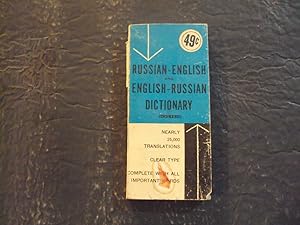Russian-English And English-Russian Dictionary 1960