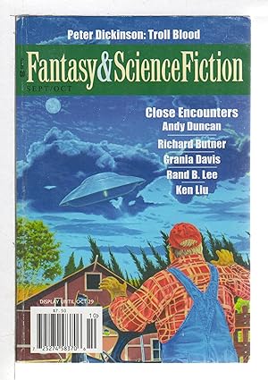 THE MAGAZINE OF FANTASY AND SCIENCE FICTION, September - October 2012, Volume 132, Number 3 and 4.