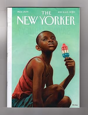 The New Yorker - July 6& 13, 2020. Kadir Nelson Cover, "Distant Summer". Mueller Failure; Dollar-...