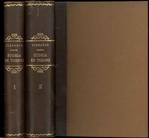 Storia di Torino. Anastatica dell'edizione Fontana del 1846. Opera completa in 2 volumi.