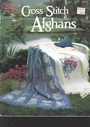 Cross Stitch Afghans - American School of Needlework Booklet 3516