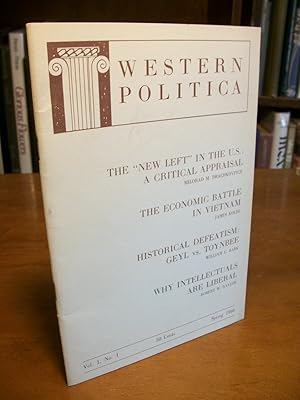 Western Politica, Vol. 1, No. 1, Spring 1966