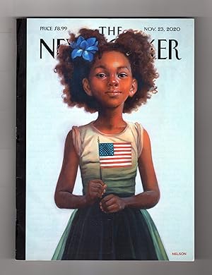 The New Yorker - November 23, 2020. Kadir Nelson Cover, "Election Results". Vallejo PD Insurrecti...
