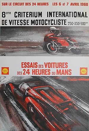 "8ème CRITERIUM INTERNATIONAL DE VITESSE MOTOCYCLISTE et ESSAIS DES VOITURES des 24 HEURES DU MAN...
