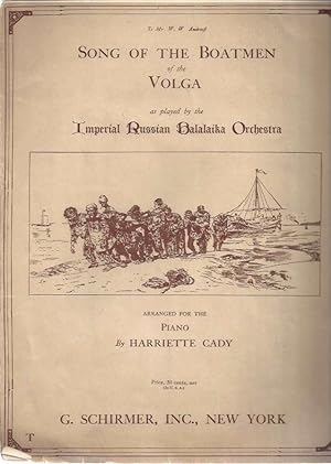 Song of the Boatmen of the Volga - Piano Solo - Sheet Music