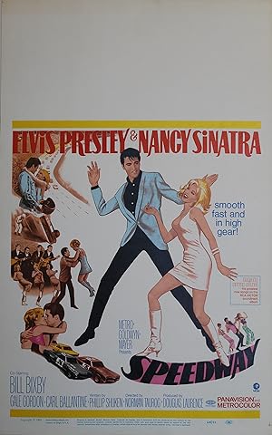 "A PLEIN TUBE (SPEEDWAY)" Réalisé par Norman TAUROG en 1968 avec Elvis PRESLEY et Nancy SINATRA /...