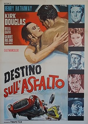 "LE CERCLE INFERNAL (THE RACERS)" DESTINO SULL' ASFALTO / Réalisé par Henry HATHAWAY en 1955 avec...