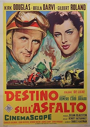 "LE CERCLE INFERNAL (THE RACERS)" DESTINO SULL' ASFALTO / Réalisé par Henry HATHAWAY en 1955 avec...