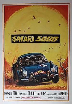 "SAFARI 5000 ( EIKO E NO 5000 KIRO)" Réalisé par K. KURAHARA en 1969 avec Emmanuelle RIVA, Jean-C...