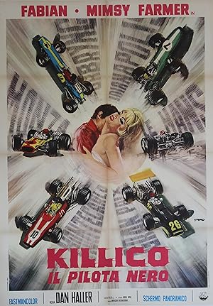 "THE WILD RACERS" KILLICO IL PILOTA NERO / Réalisé par Daniel HALLER et Roger CORMAN en 1968 avec...