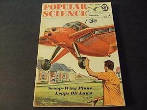 Popular Science Oct 1949 Scoop-Wing Plane Leaps Off Lawn